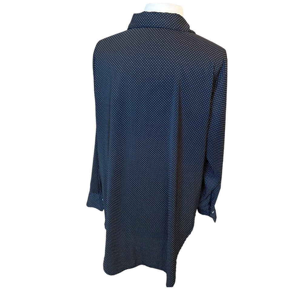Faith & Zoe Silky Feel Hidden Button Down Easy Wear Oversized fit 1X - Picture 3 of 8
